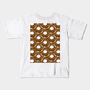 Chocolate Donuts Pattern Kids T-Shirt